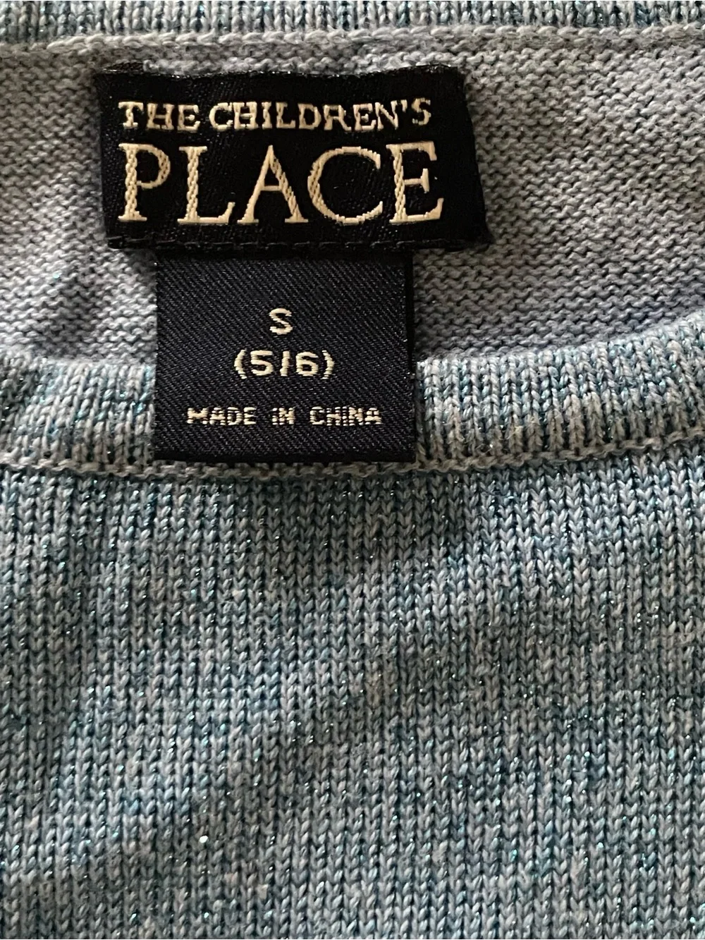 The Children's Place Light Green Knit Top